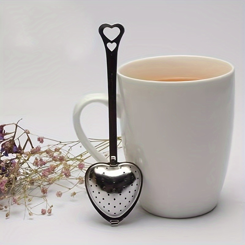 stainless   shaped tea strainer with long handle fine mesh filter ideal for home and office use perfect eid al   gift details 2