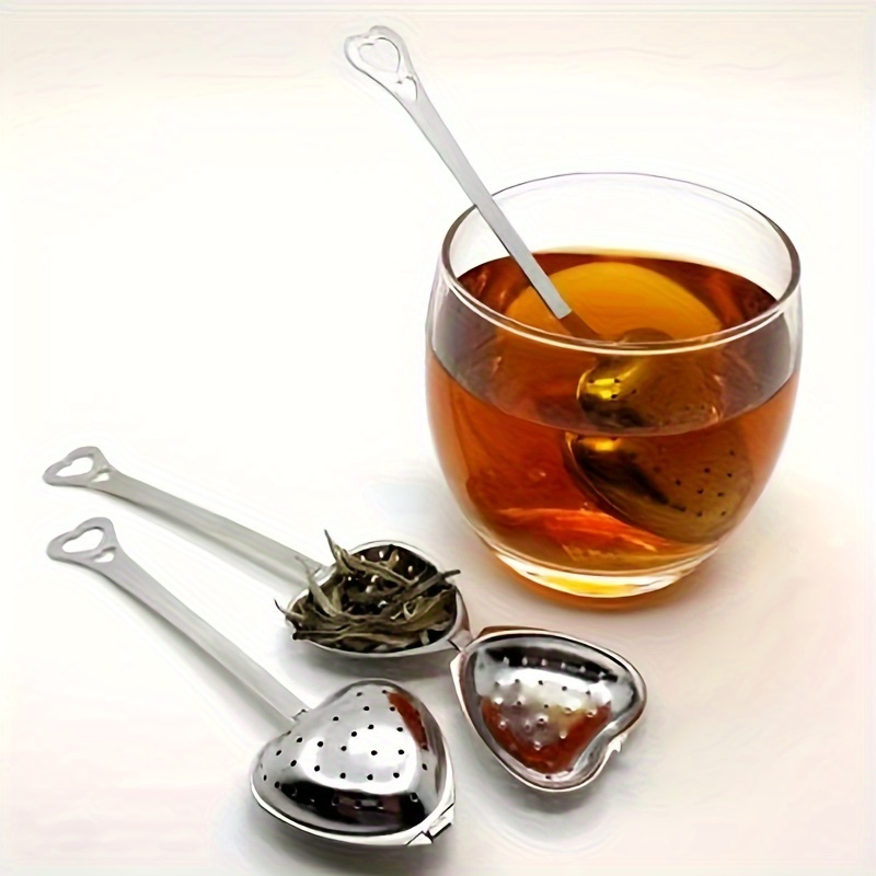 stainless   shaped tea strainer with long handle fine mesh filter ideal for home and office use perfect eid al   gift details 3