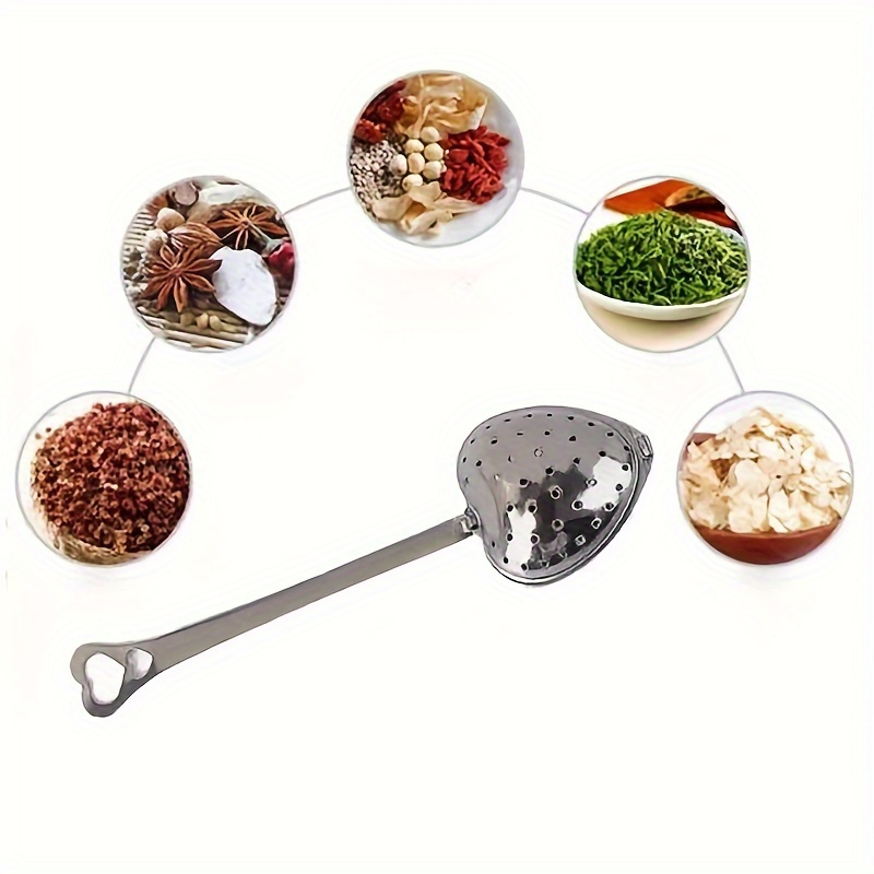 stainless   shaped tea strainer with long handle fine mesh filter ideal for home and office use perfect eid al   gift details 4