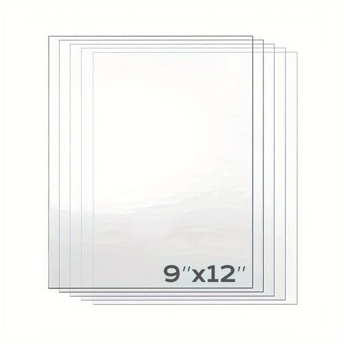 9 x12 acrylic plastic sheets transparent cast plexiglass 1mm thick for crafts signs diy display projects