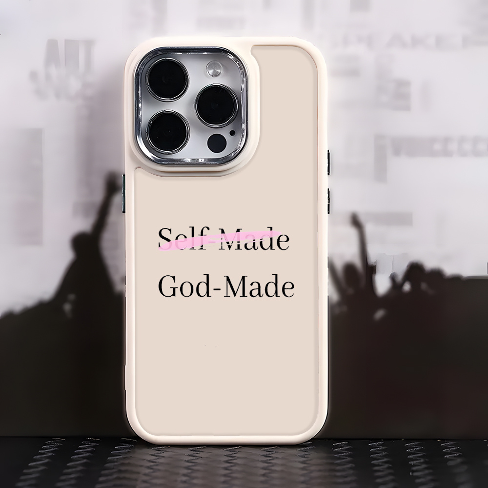 TRAGHEIR Handyhülle Für IPhone 15 Pro – Christliches Kreuz-Design, Weiß | Weiches Silikon, Stoßfest