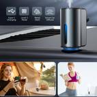 smart car air aromatherapy diffuser scented car air freshener three bottles of essential oils humidifier car essential oil diffuser