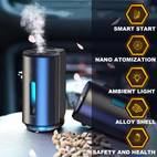 smart car air aromatherapy diffuser scented car air freshener three bottles of essential oils humidifier car essential oil diffuser