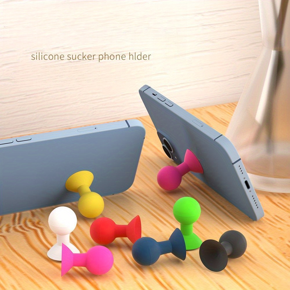 

Support de téléphone portable universel créatif en silicone inspiré de la ventouse d'octopus, pack multicolore pour une visualisation mains-libres