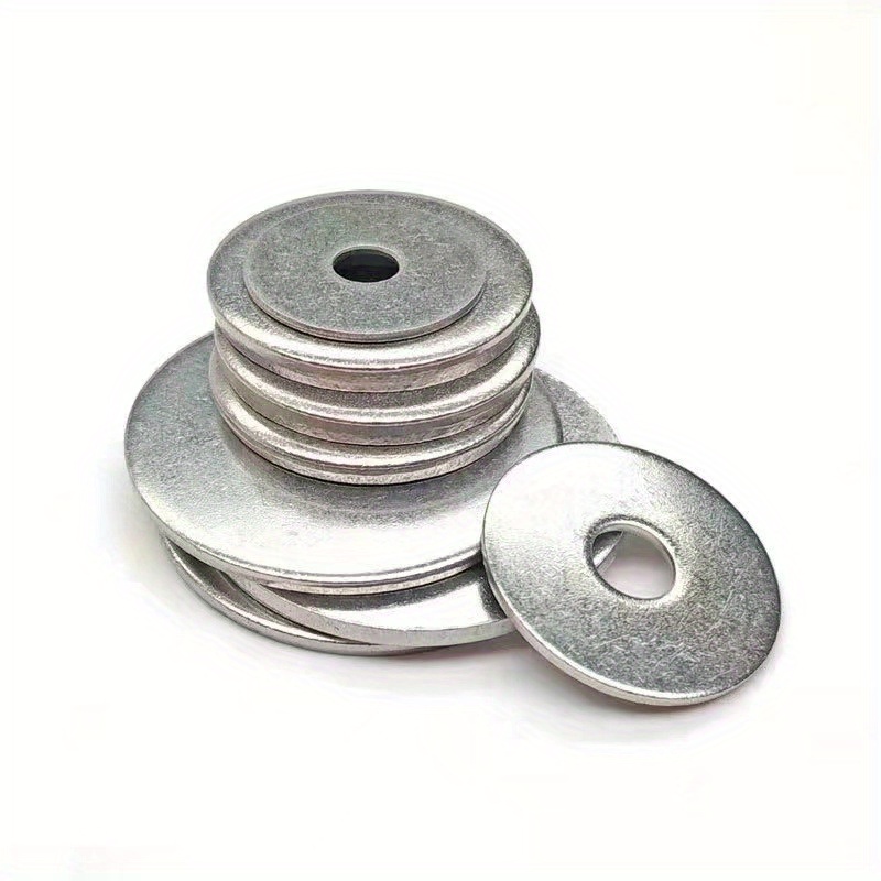 

30pcs Stainless Steel Washers - Extra Large & Flat Rings, Sizes M10*25*1.5mm / M12*30*2mm, Material, For Diy Projects / , Ideal For Applications