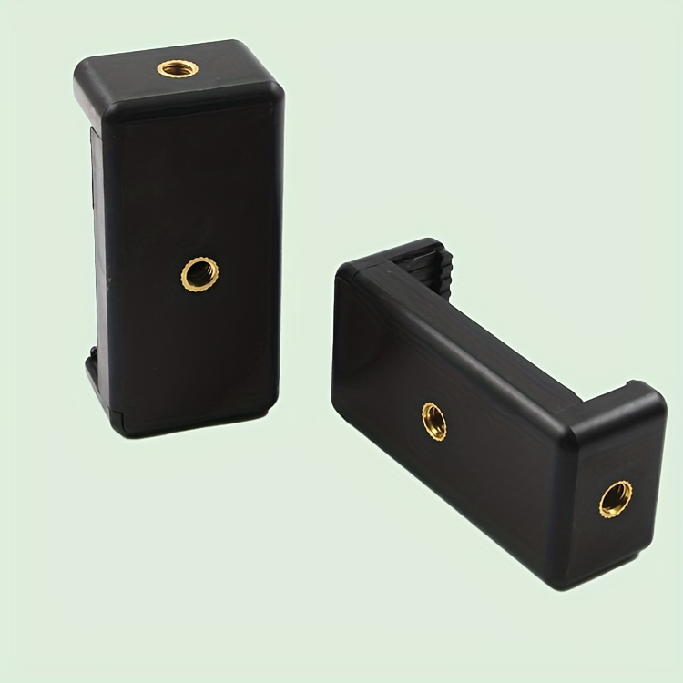 Soporte de teléfono inteligente universal ajustable, agarre de goma, tornillo de 1/4