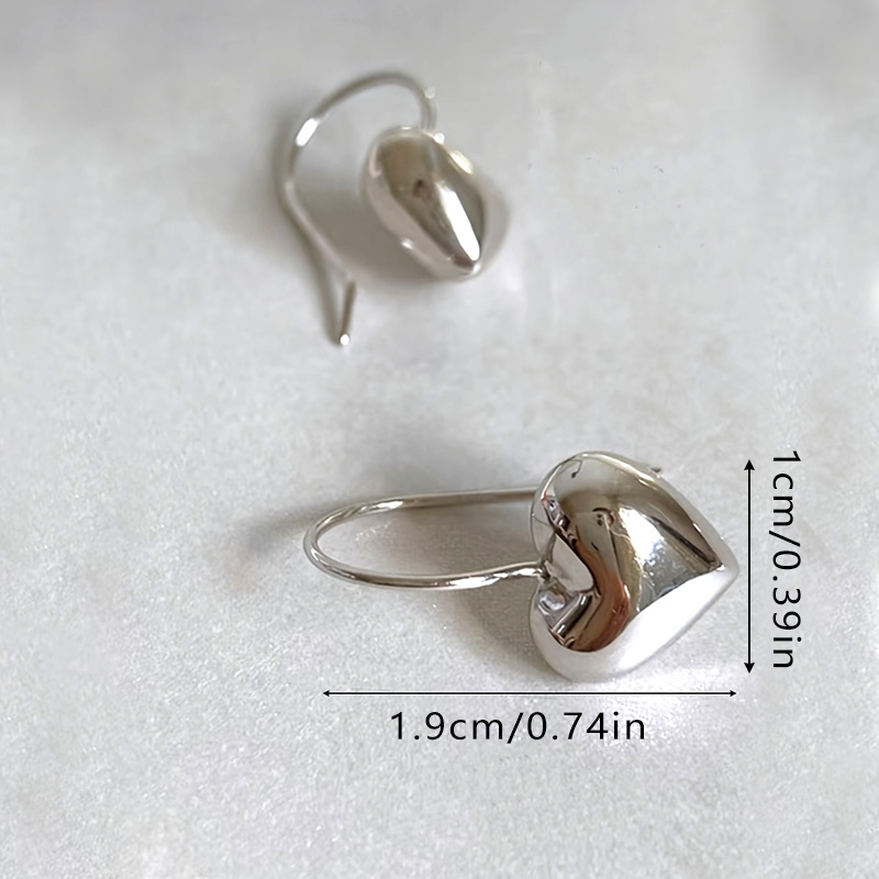 Women's Heart Shaped Earrings — Fashionable Gift for Her