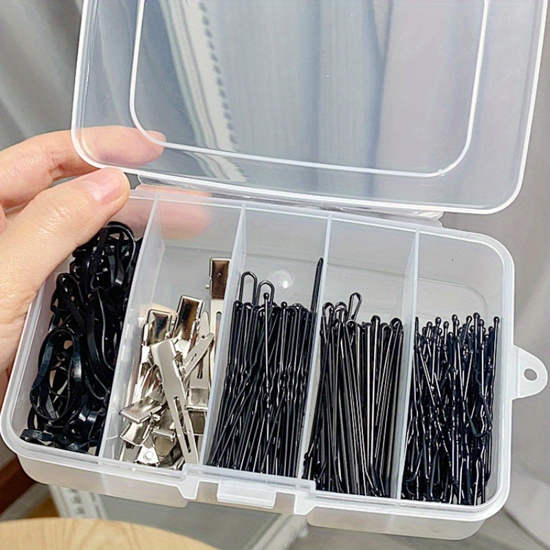 

1/4pcs 5-compartment Storage - Clear, Dustproof Jewelry And Organizer For And Use