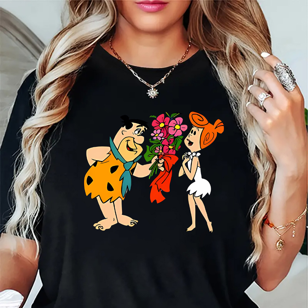 

Women's Casual Sporty T-shirt, Round Neck, Short Sleeve, Cartoon Print, Comfortable , Knitted Fabric, Polyester, , Ladies Fashion, Sportswear, Tee, Stretchy Material, Cartoon Detail