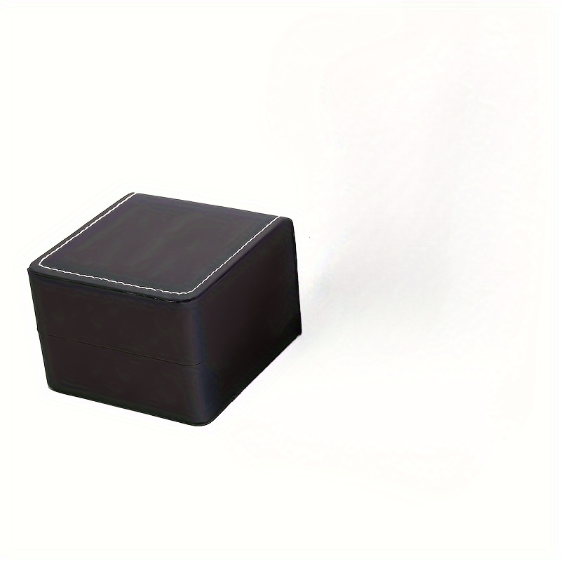 1pc Black Matte Watch Storage Box, Jewelry Packaging Gift Box