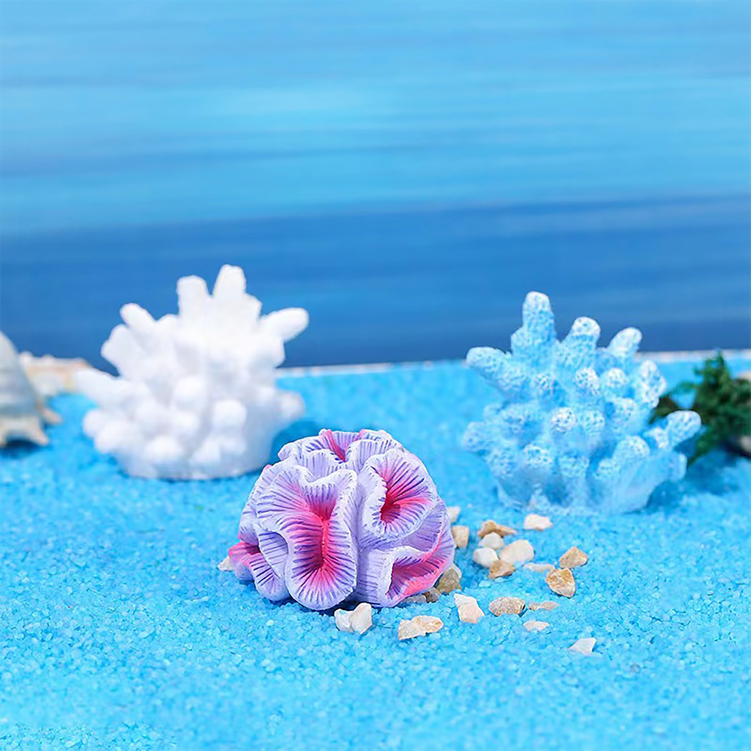 

Realistic Resin Coral Ornament For Aquariums - Decorative Fish Landscape Enhancer, Ideal Gift For Christmas, Valentine's Day & New Year