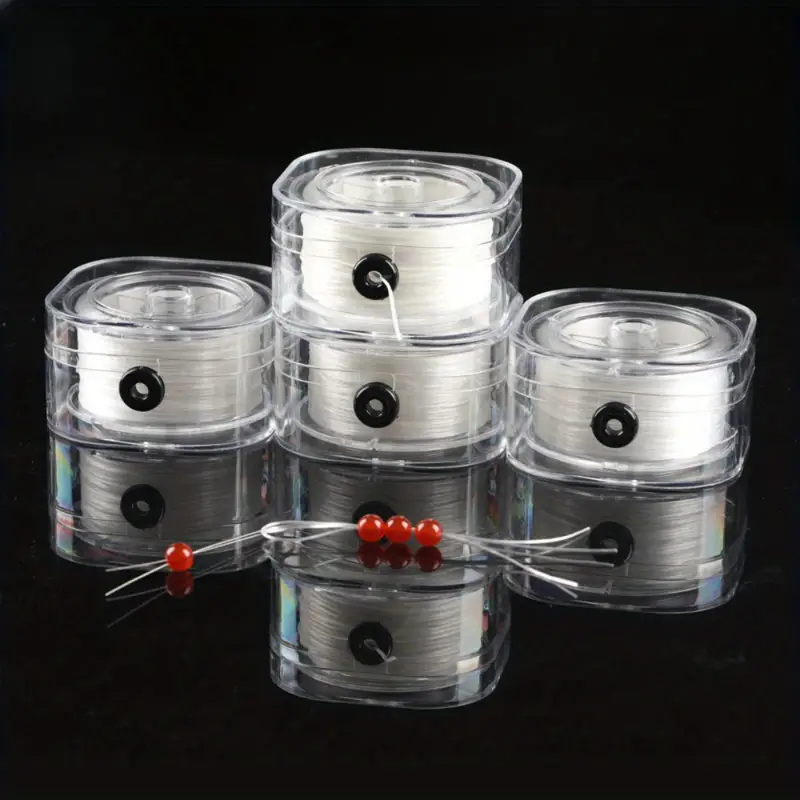 1 0mm elastik beading ipi, DIY taqinchoq, uzuk, zargarlik buyumlari qilish uchun choʻziladigan ip, saqlash qutisi bilan tafsilotlar 0