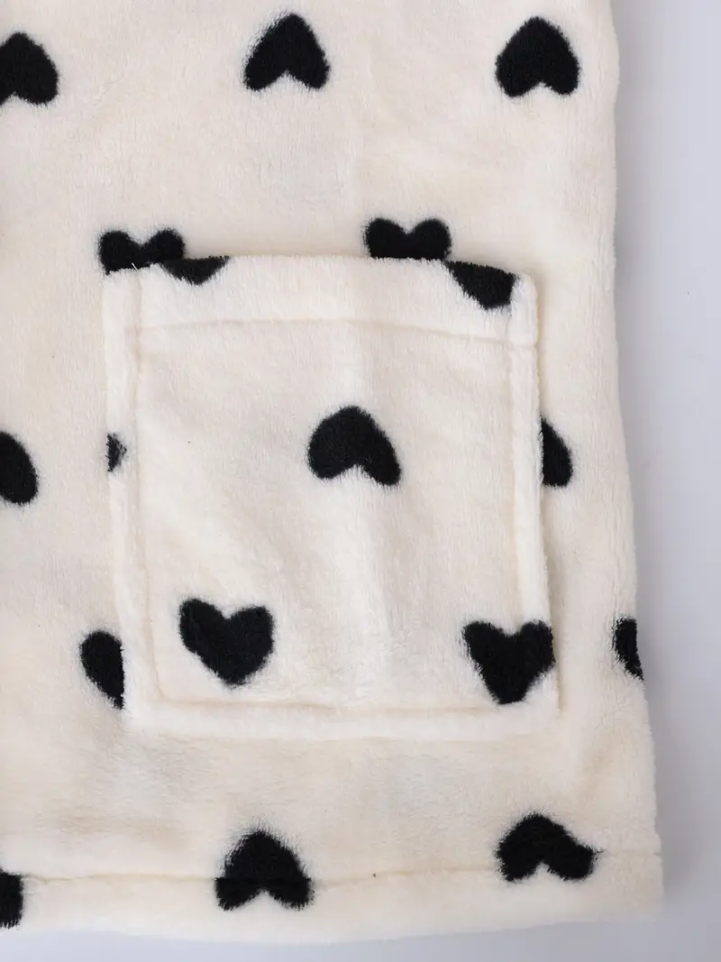 womens winter long sleeved long pants velvet set loungewear pajamas Product details 4