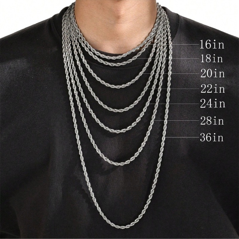 

1 Fashionable Street Style Stainless Steel Men's Chain, Collarbone Chain, Fashionable Accessory, Simple And Versatile Hip-hop Style Chain