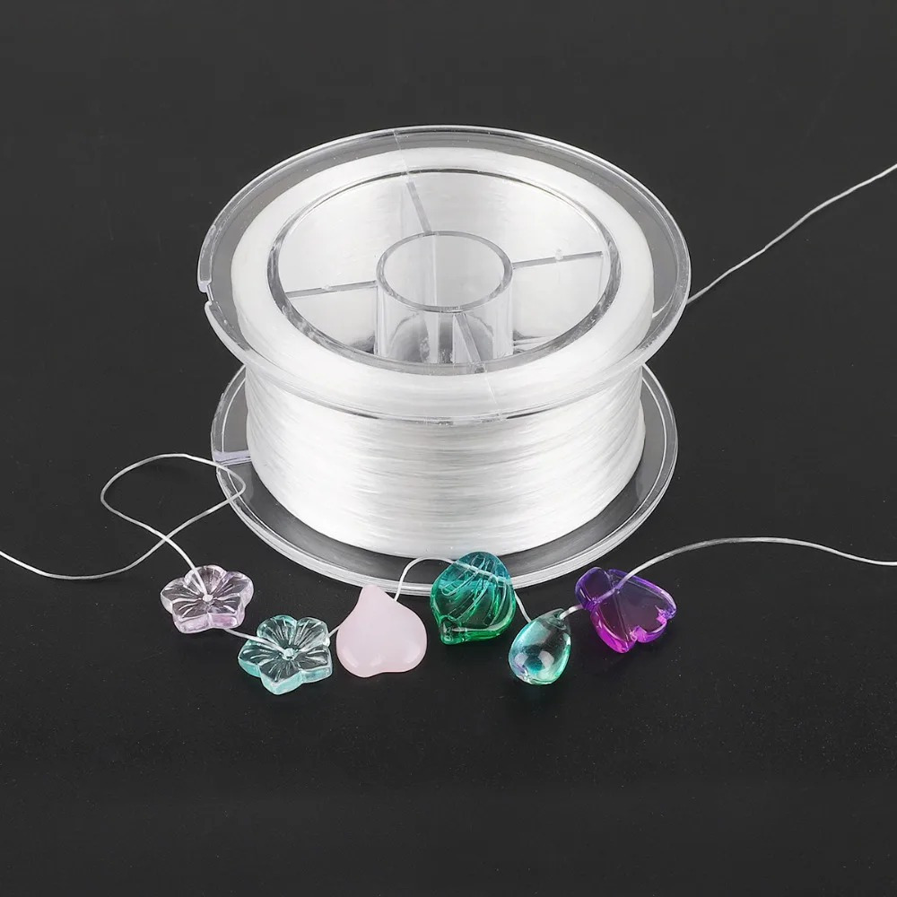 Durable Polyester Elastic Beading Cord for DIY Jewelry Making