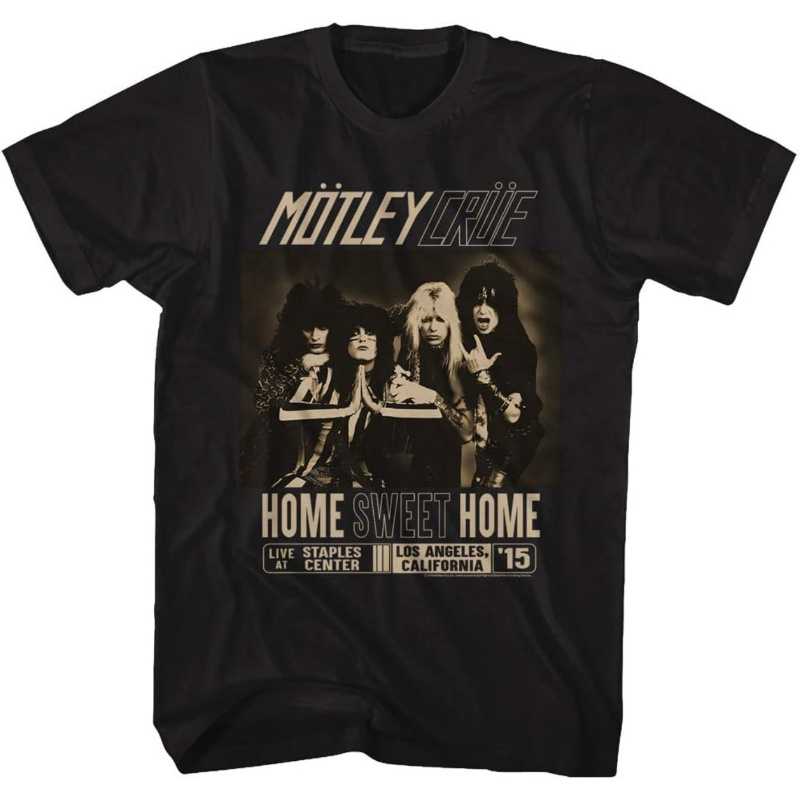 

1981 Heavy Band Home Sweet Home Black Adult T-shirt Tee