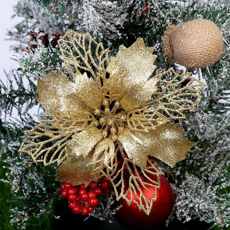 

10pcs - Plastic Christmas Tree Ornaments - , , Decoration For - Christmas Decor Accessories