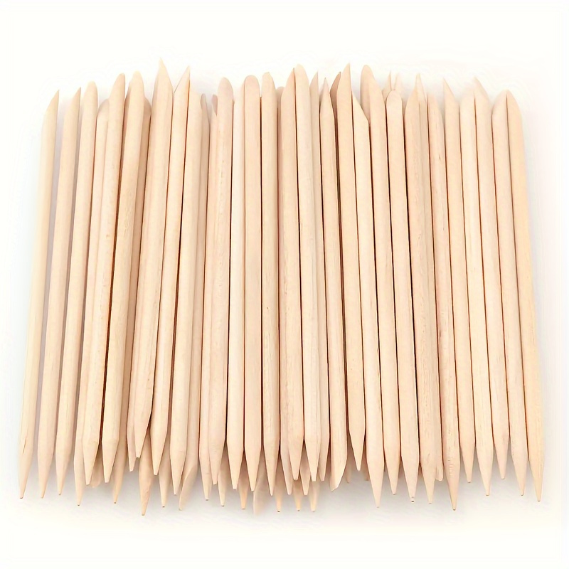 

100pcs Wood Art - , For & Pedicure, Accessories