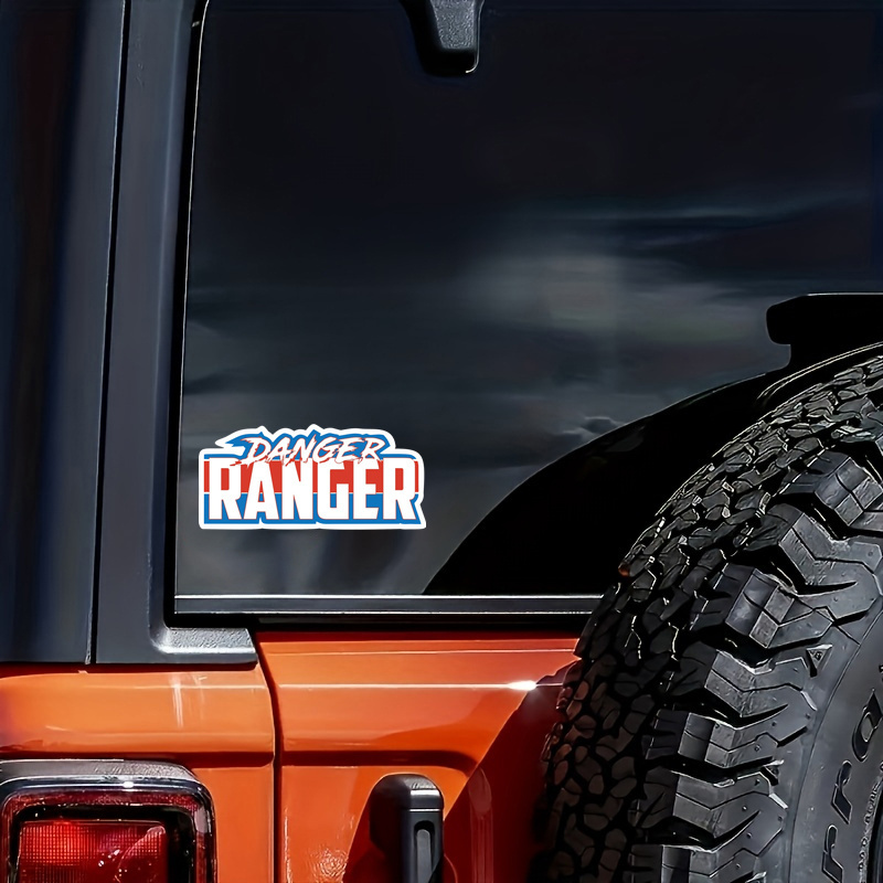 

Danger Ranger Vinyl Bumper Sticker - Durable Car Exterior Accessory