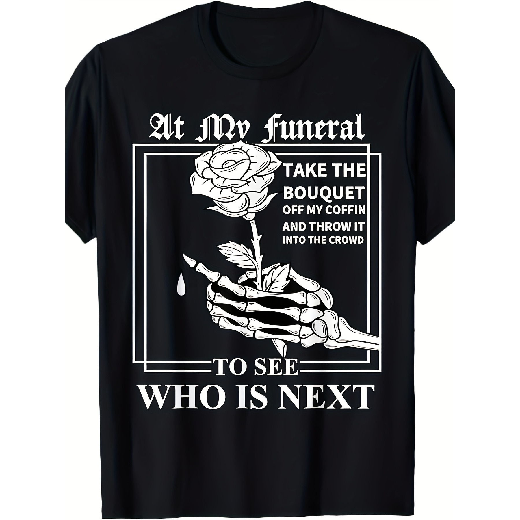 

Take The Bouquet Off The Coffin At My Funeral Funny Halloween T-shirt