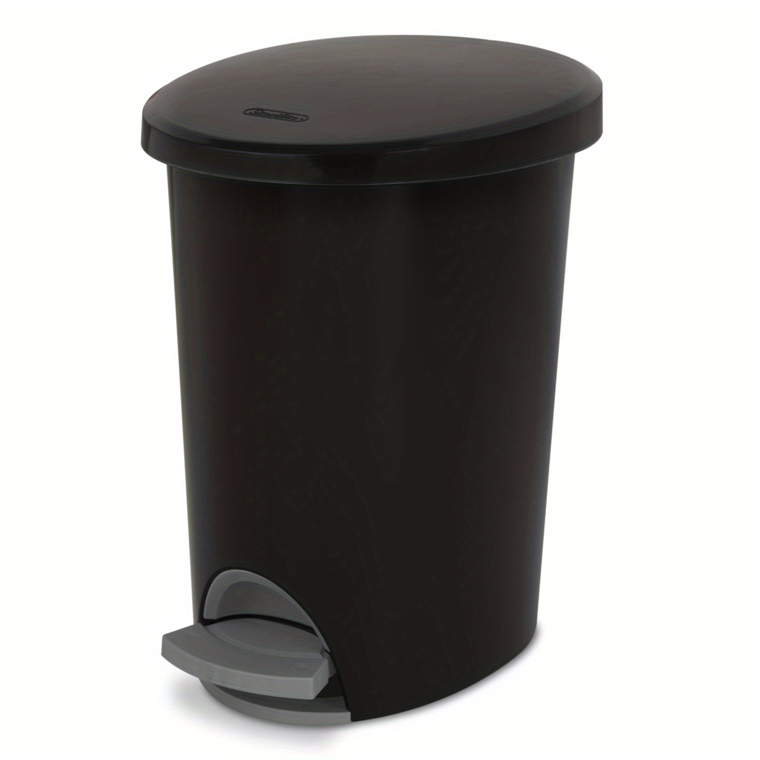 

2.6 Gallon Ultra™ Trash Can, Plastic, Bathroom, Black Trash Can