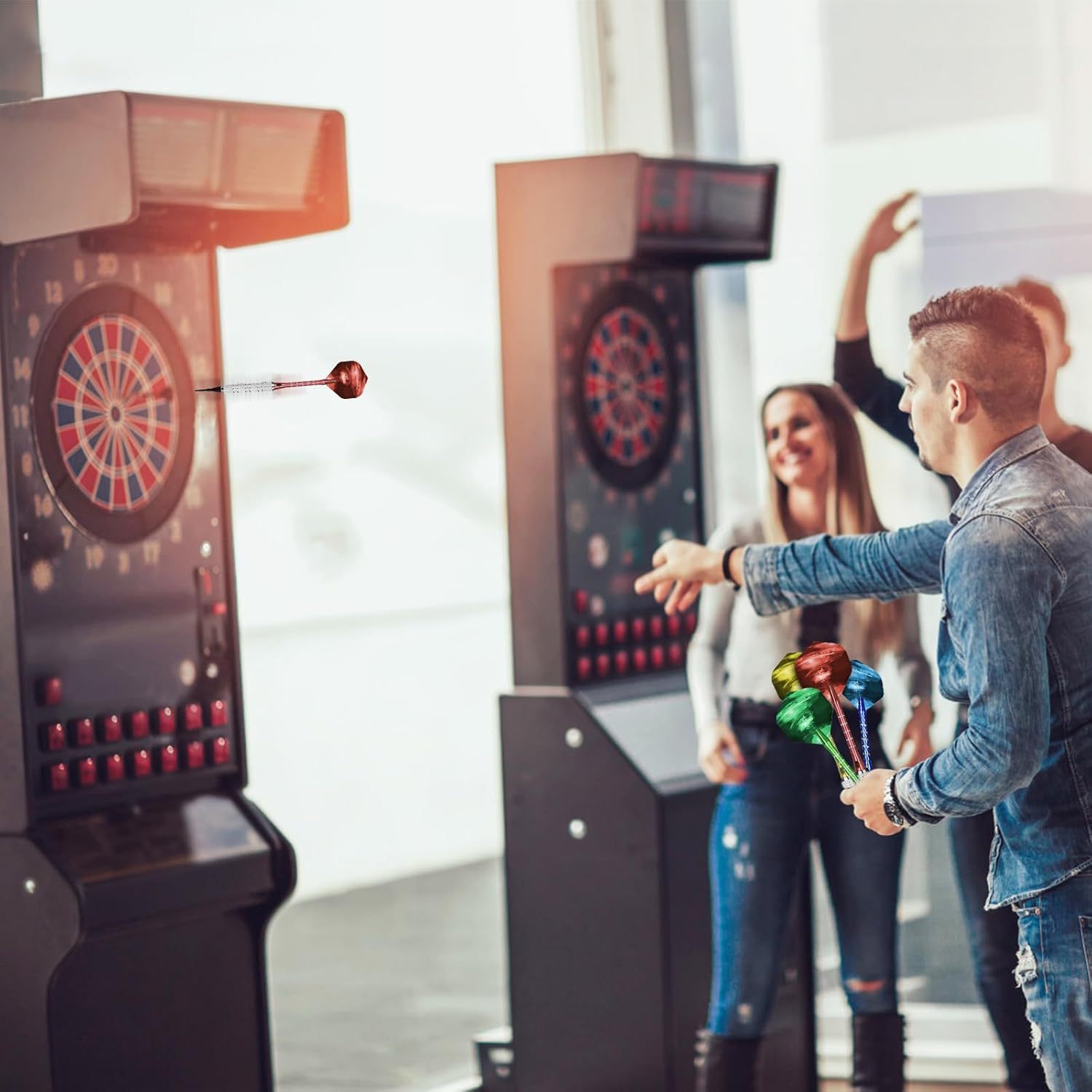 18pcs Premium Aluminum Dart Shafts Set