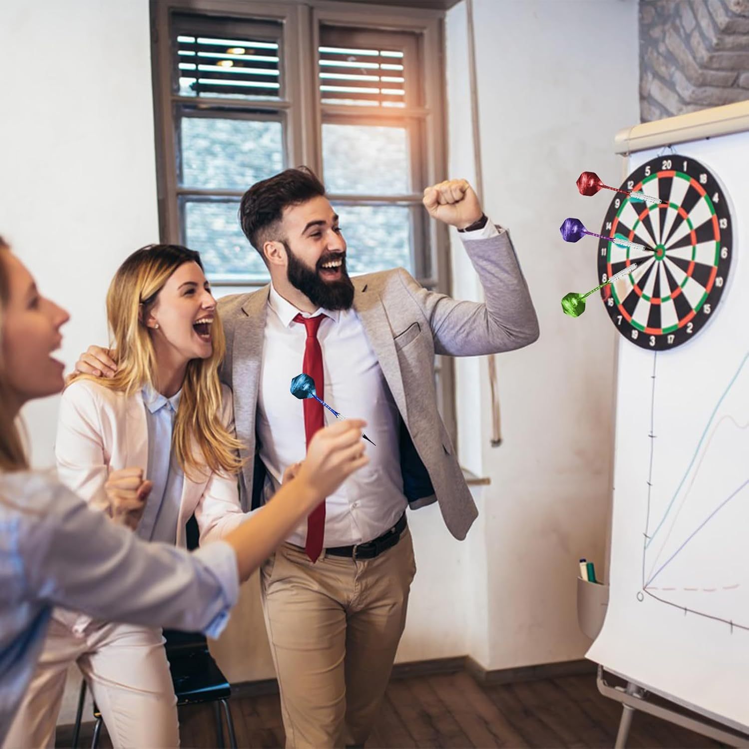 18pcs Premium Aluminum Dart Shafts Set