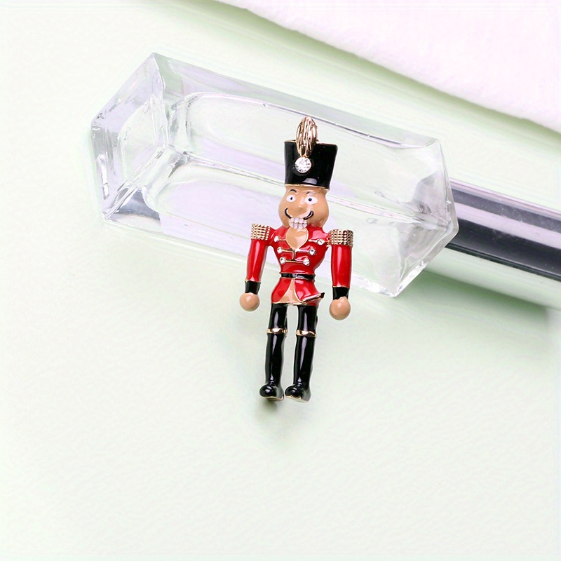   nutcracker enamel pin   style drip oil soldier design ladies   accessories details 2