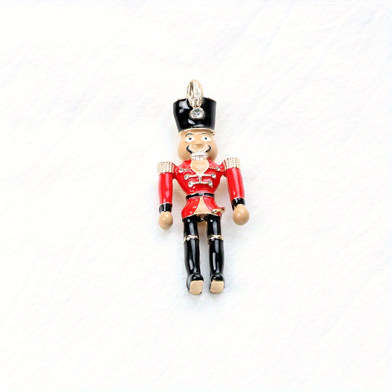   nutcracker enamel pin   style drip oil soldier design ladies   accessories details 3