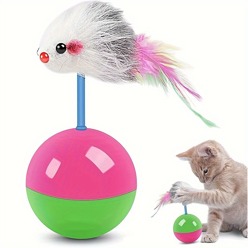 

Interactive Cat Toy Rotating - 1 Non-battery Operated And Toy And Swinging Rod