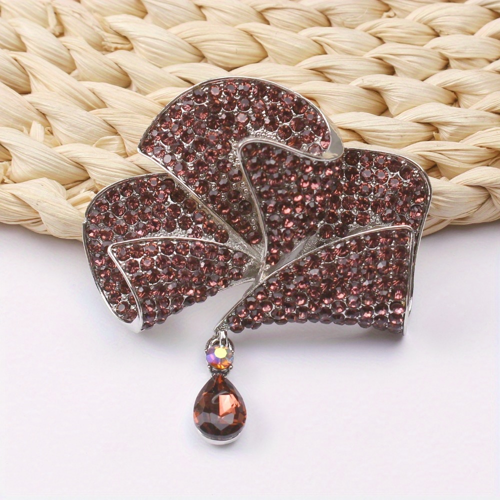 elegant   flower brooch luxurious     suits coats details 0