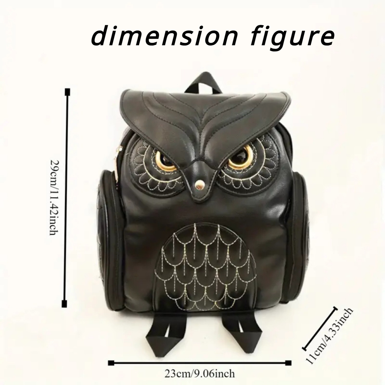 Owl Backpack - For School/Outings, Cute Animal Design 