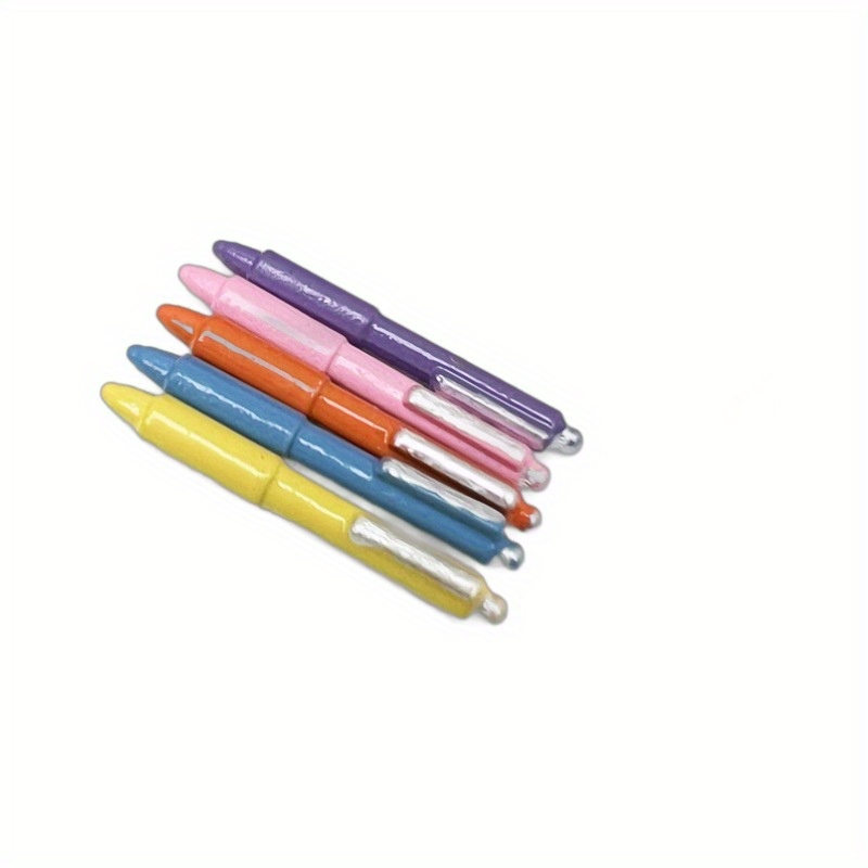 

Miniature Ballpoint Pen, 1:12 Scale Dollhouse Accessory, Assorted Colors, Plastic, Ideal For Dollhouse Decor And Crafting