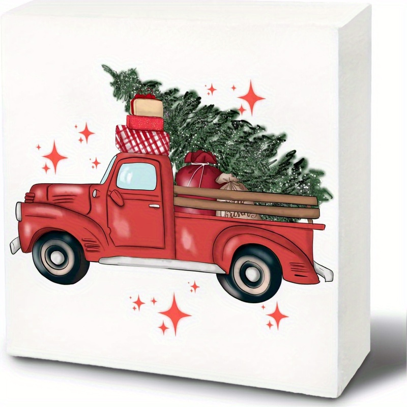 

Seasonal , Red & Christmas Tree Pvc - For Desk, , Or Decor | No Needed