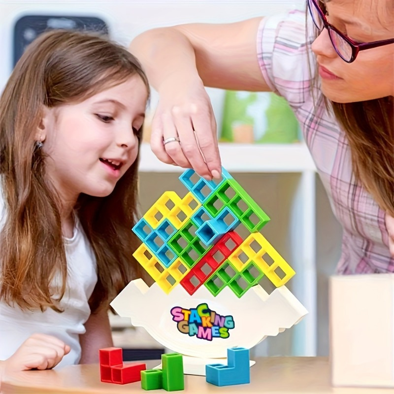   stacking game with building blocks       parties ideal holiday gift for christmas thanksgiving details 7