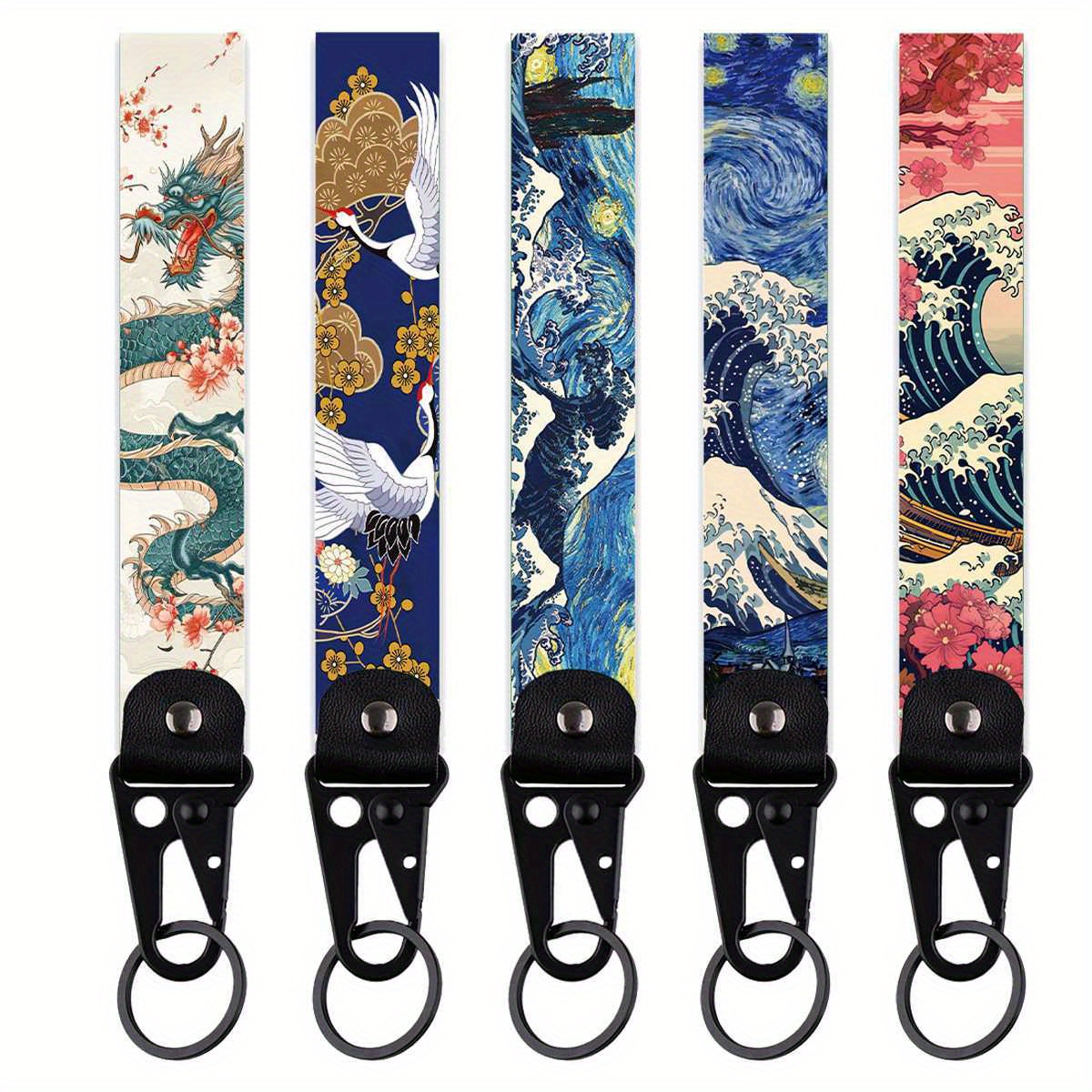 item picture 1pc art painting keychain keychain for car keys   fashion for men and women