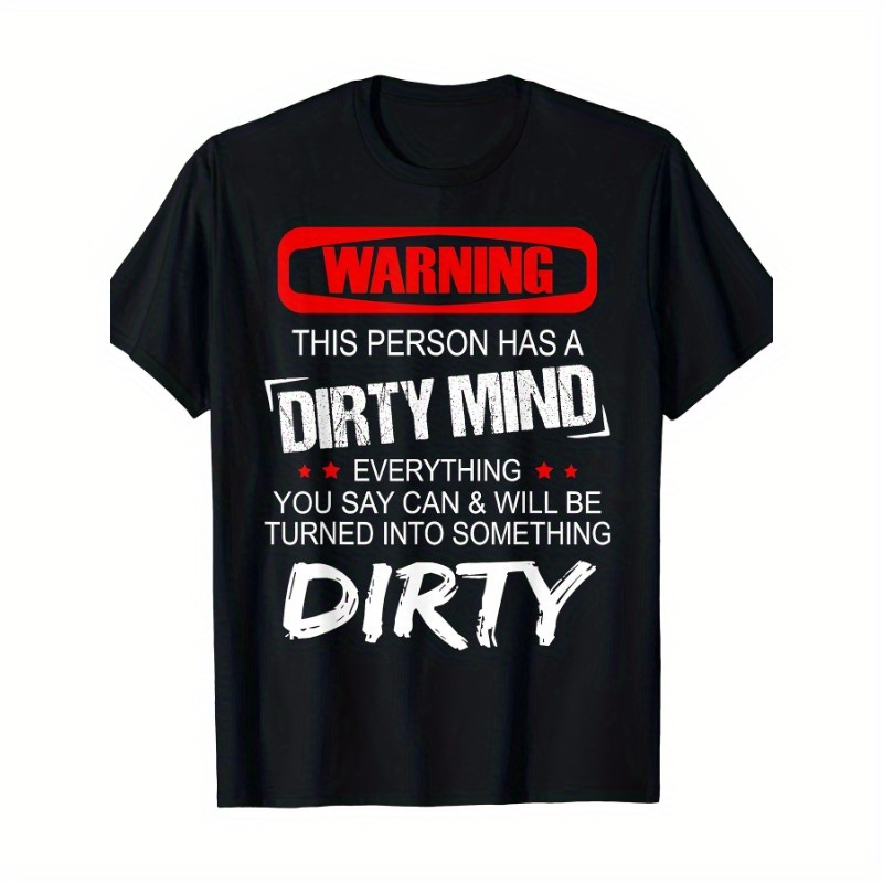 

Warning Short Sleeve Men's T-shirt - 220g