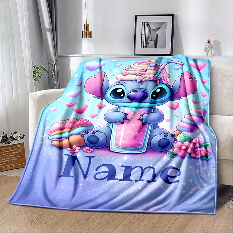 

Personalized Flannel Blanket Name - For Bed, Sofa, | -, | Christmas & Halloween