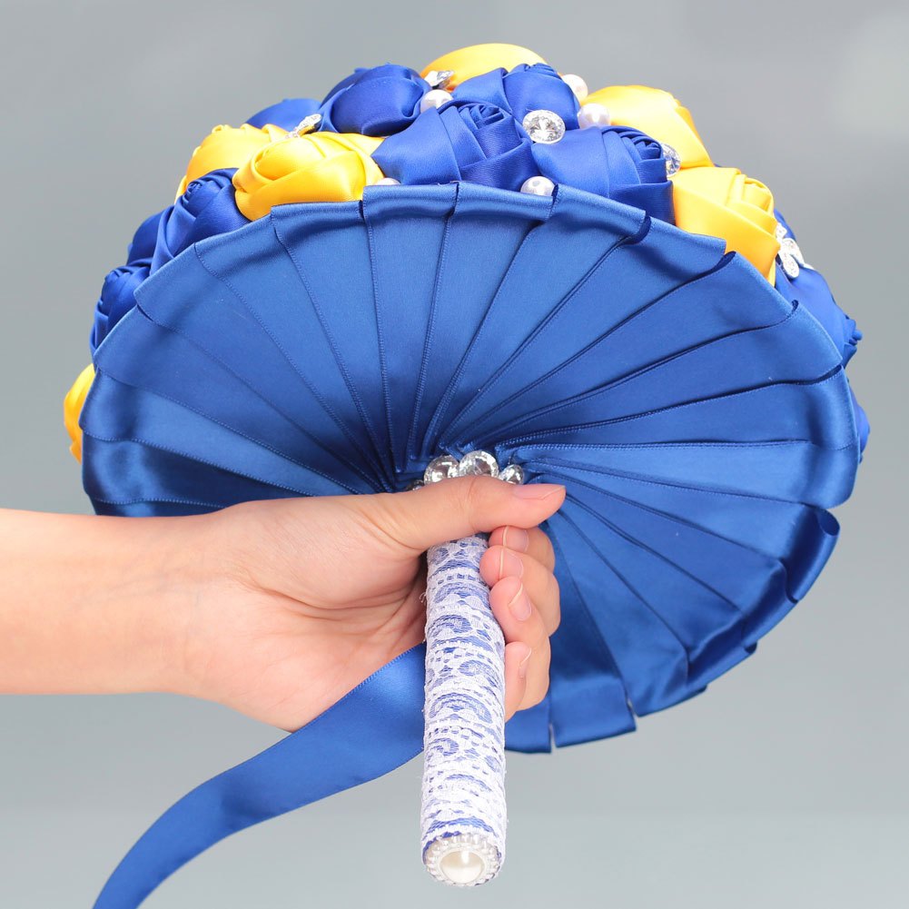     peyon bilan to'y buketi, qo'lda ishlangan polyester va spandex bilan bezatilgan, nafis to'y aksessuari tafsilotlari 16