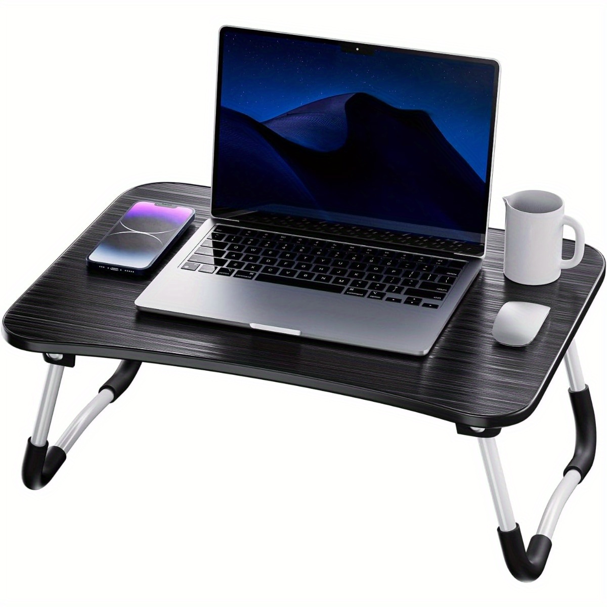 

Foldable Lap Table, Laptop Bed Desk, Portable Lap Desk Bed Table Tray, Laptop Desk/ Stand For Bed, Small & Mini Table For Working Drawing & Eating