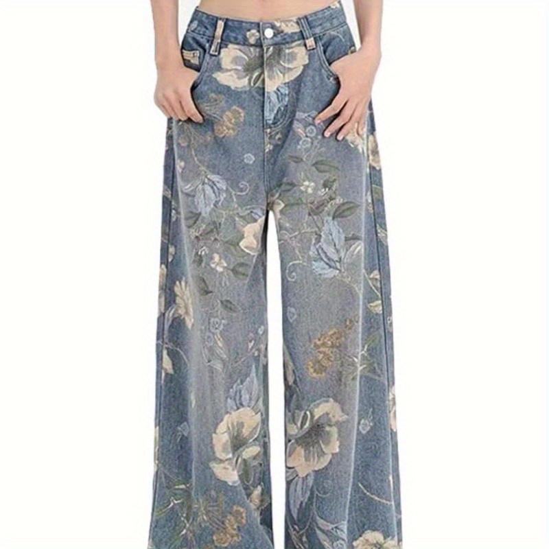 

Denim Jeans For Women Wide Leg Jeans High Waist Baggy Jeans For Women Loose Jeans Denim Pants Y2k 90s