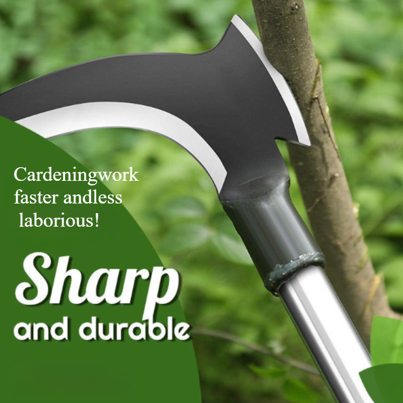 

Multi-functional Manganese Steel Sickle - Agriculture, Horticulture And Firewood Cutting Dual Use, Durable Alloy Blade Cutting Branches Cutting Grass And Firewood Outdoor