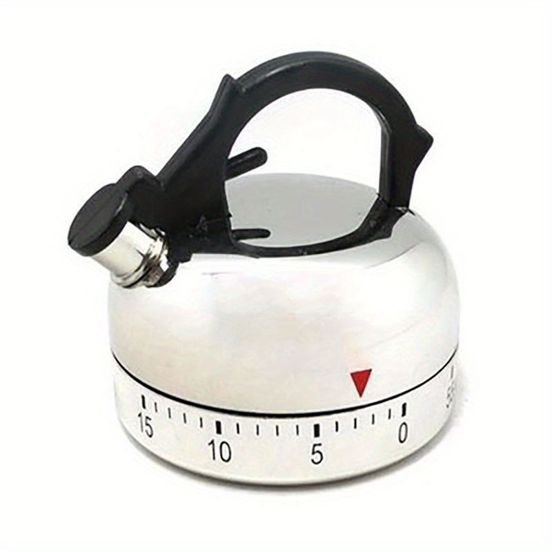 new kitchen timer alarm mechanical kettle shaped timer clock counting   cuisine kettle styling   timer details 0