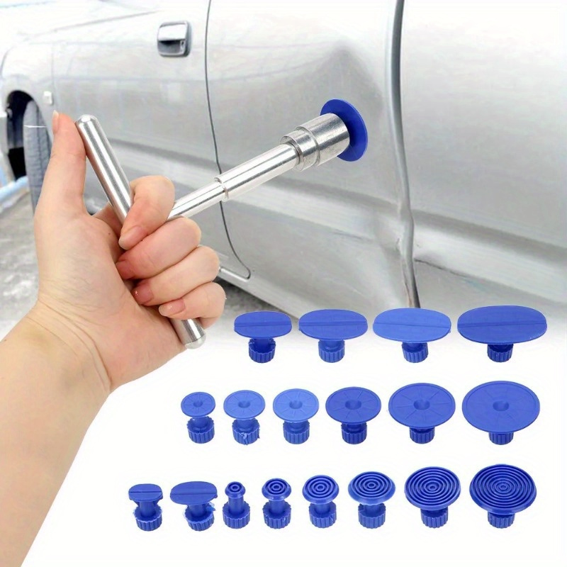 

Car Dent Puller T Dent Repair Tool Auto Repair Sheet Metal Kit Slide Hammer Reverse Hammer Glue +18pcs Glue Puller