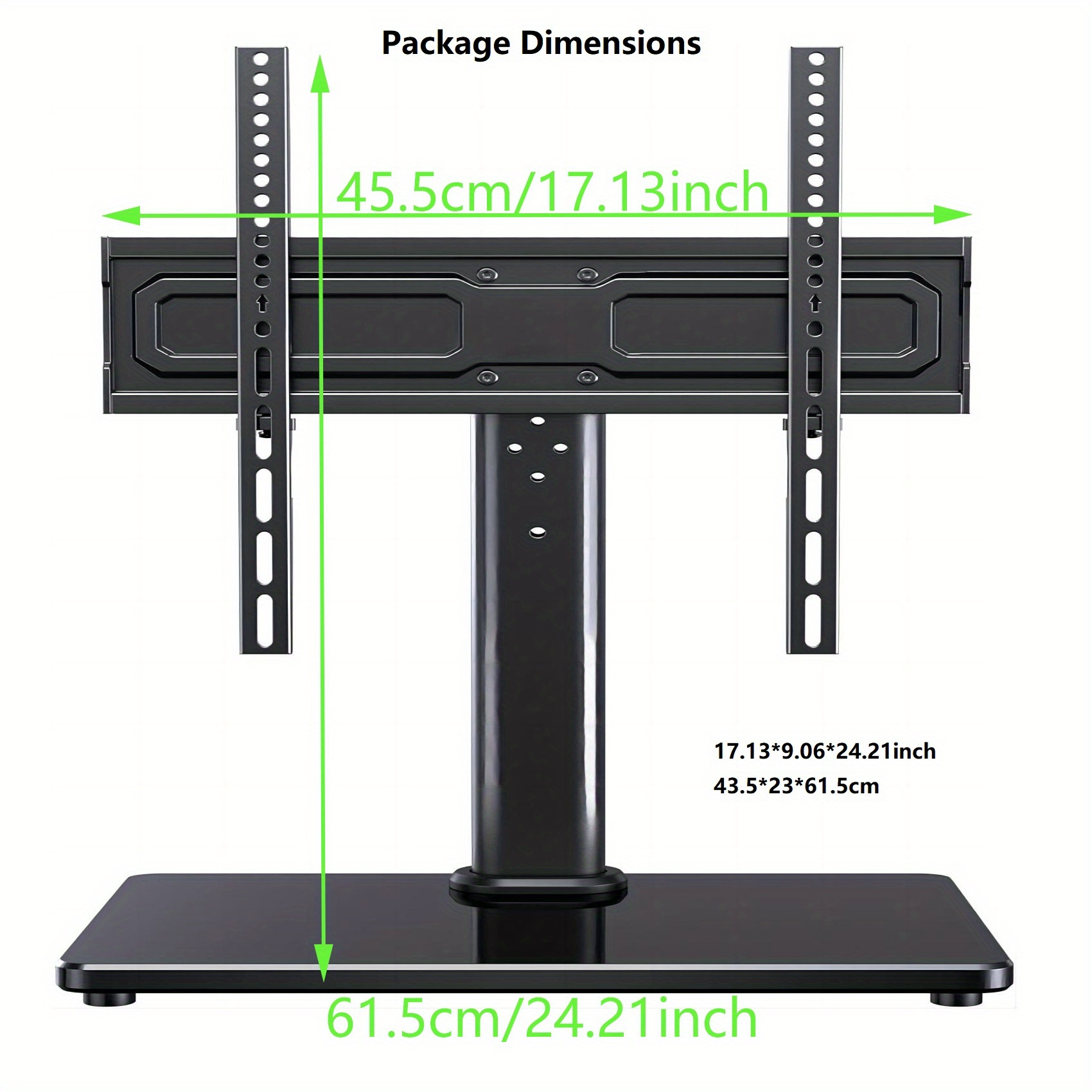 

Tv Stand For 24-60" Tvs - , Steel , Supports Up To 99 Lbs, , For &