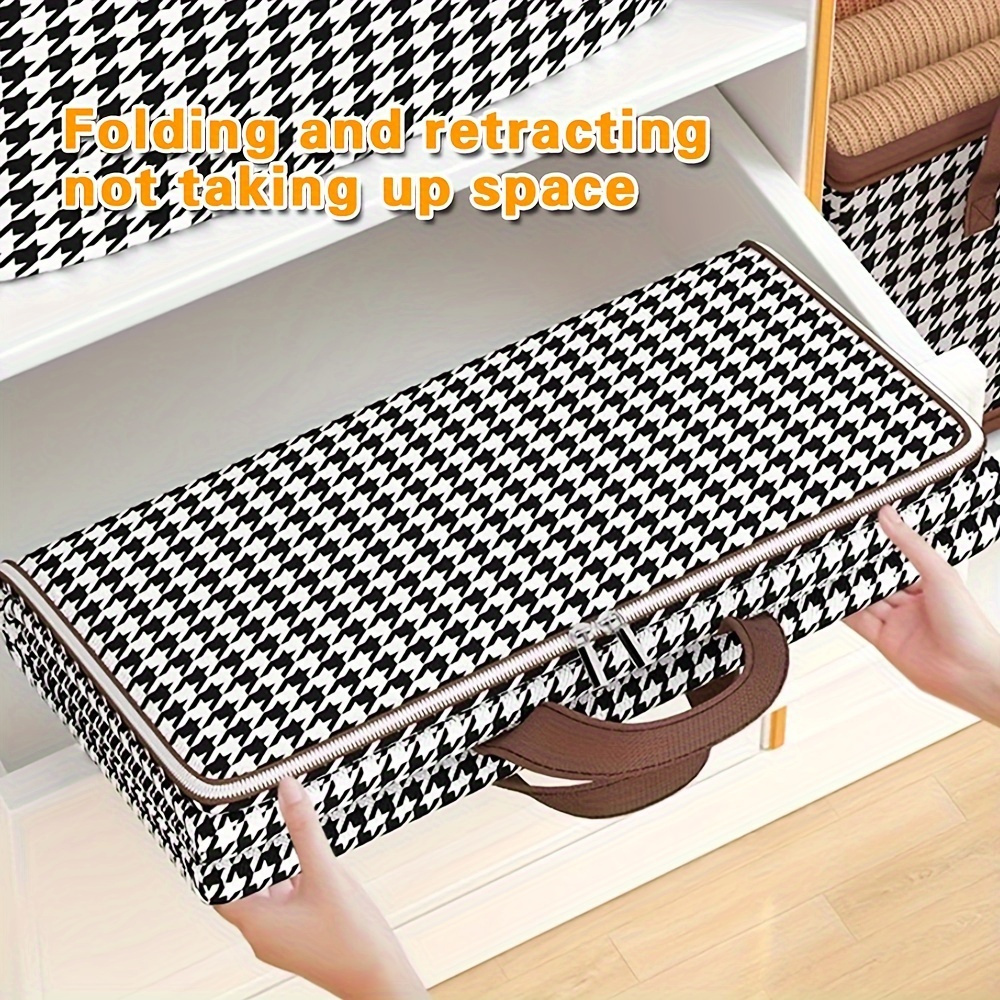 2 pack 180l foldable large capacity fabric storage boxes   organizing bedrooms closets clothes dorms and wardrobes details 4