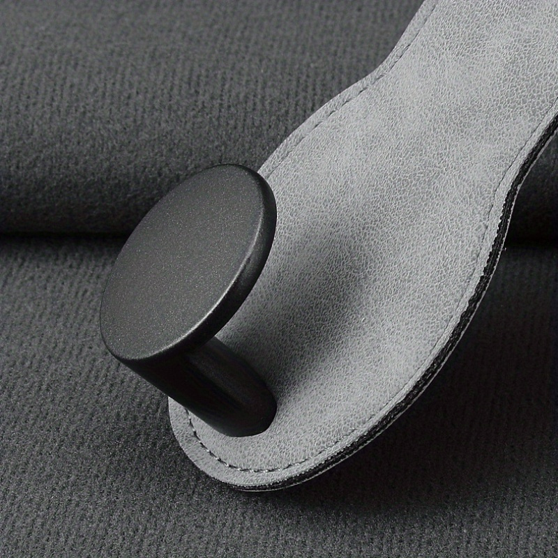 PU Leather Car Seat Headrest Hooks, Front & Back Coat Hanger