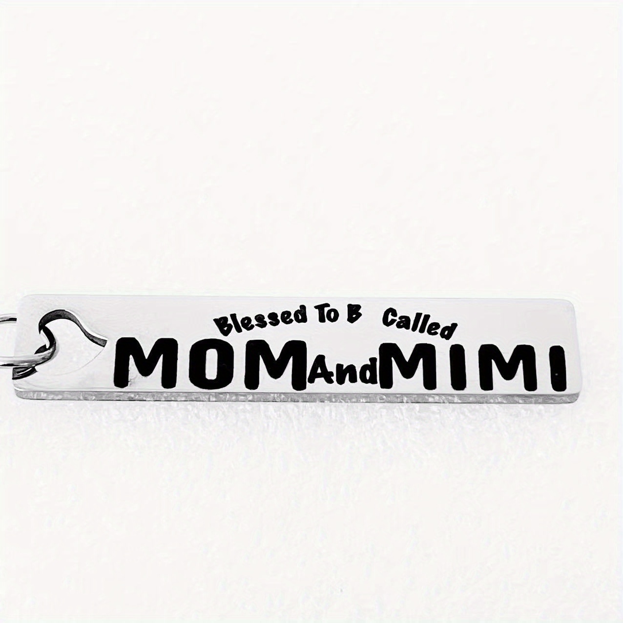 

Blessed" Stainless Steel Keychain - Elegant & Simple Accessory, Perfect Gift For Grandmothers