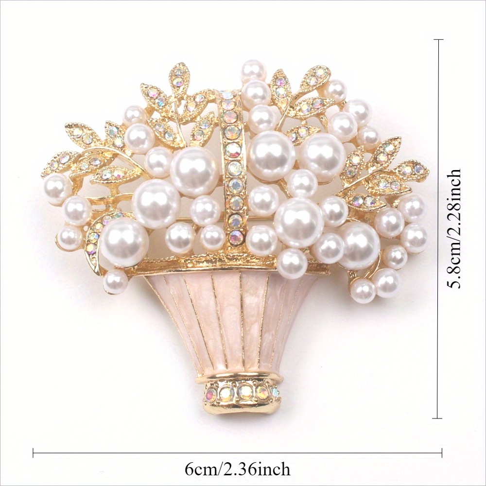 elegant   flower brooch luxurious irregular shape   weddings parties details 4