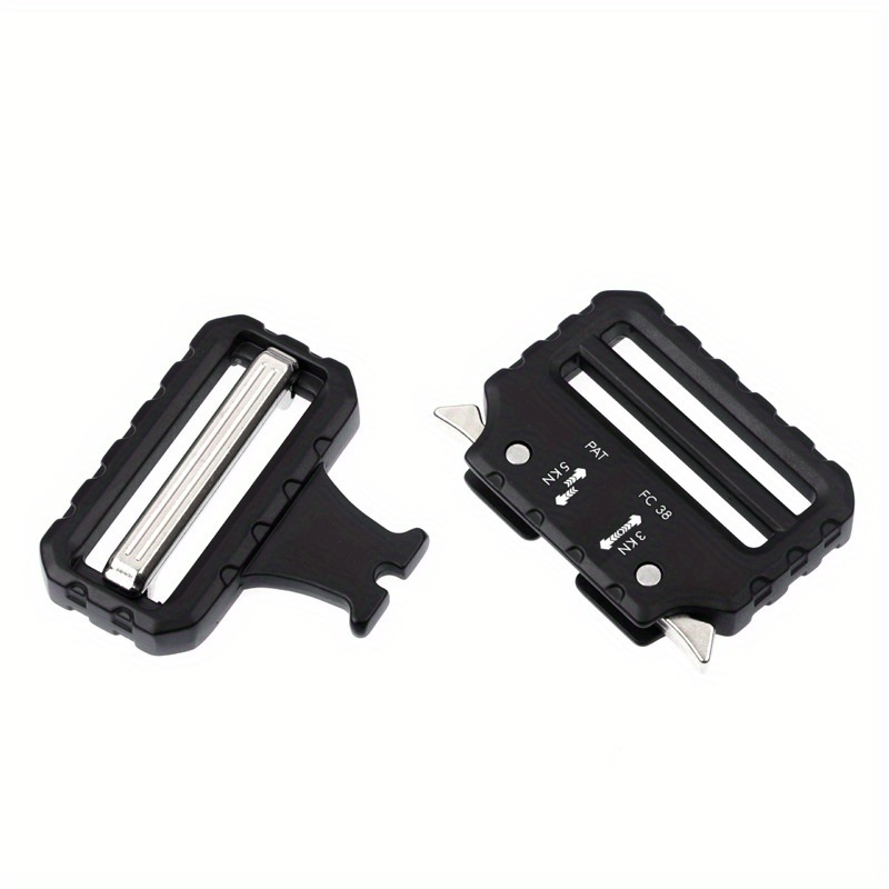 Metal Belt Buckle Bidirectional Adjustable Fits 39mm Belt
